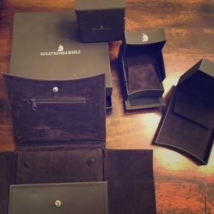 Gift packages (3) for earrings necklace  and ring